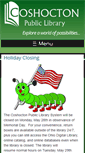 Mobile Screenshot of coshoctonlibrary.org